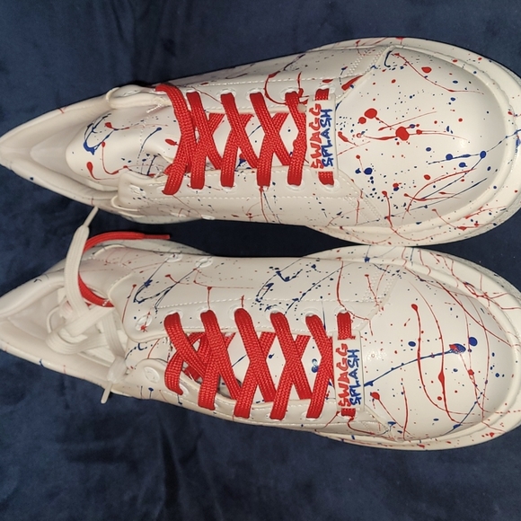 New California Swagg Splash sneakers...Red/Blue size 12 - Picture 8 of 13